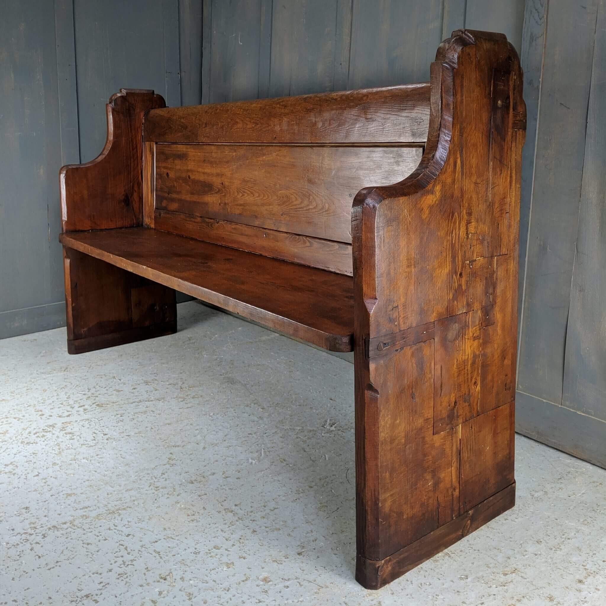 Swindon Methodist Antique Pine Church Chapel Pews (SOLD) Antique