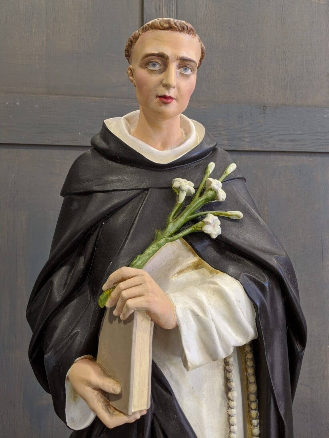 Medium to Large Recently Restored Religious Statue of St Dominic (SOLD ...