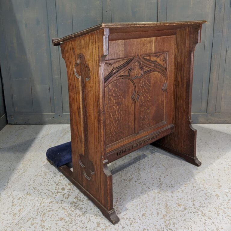 Prayer Desks, Prie Dieux & Kneelers - Antique Church Furnishings