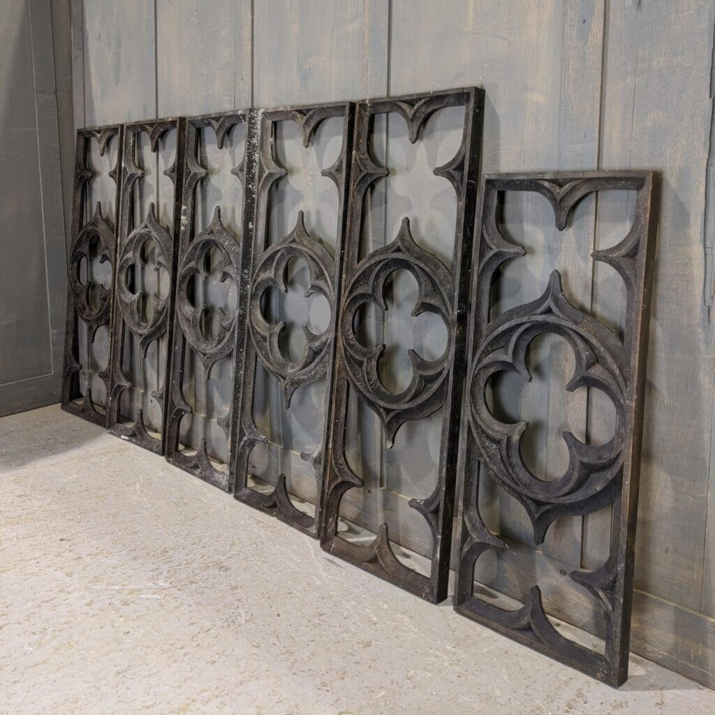 Slightly Warped Gothic Carved Features from Old Rood Screen St