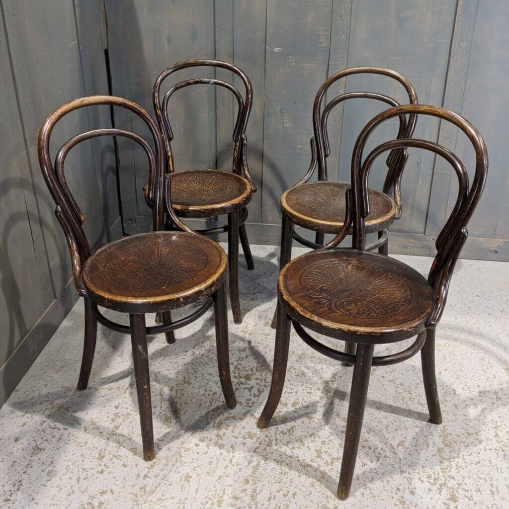 PreWar Original Mundus & Kohn Bentwood Bistro Style Chairs (SOLD) Antique Church Furnishings