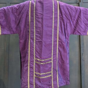 Iridescent Purple Silk Dalmatic with Blue Gold Orphreys