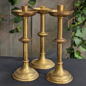 2 Antique Brass Gothic Candlestick Lamps, Converted Candlesticks, Altar  Sanctuary Lamps, Paschal Gothic, Architectural, Table Accent Lamps -   Canada