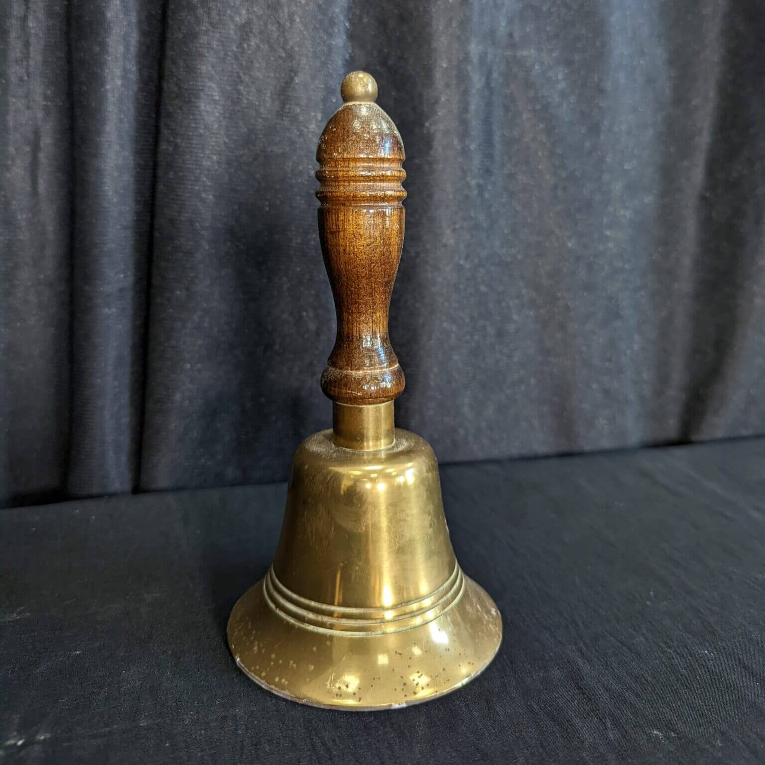 Vintage Brass & Wood Liturgical Altar Bell (SOLD) - Antique Church ...