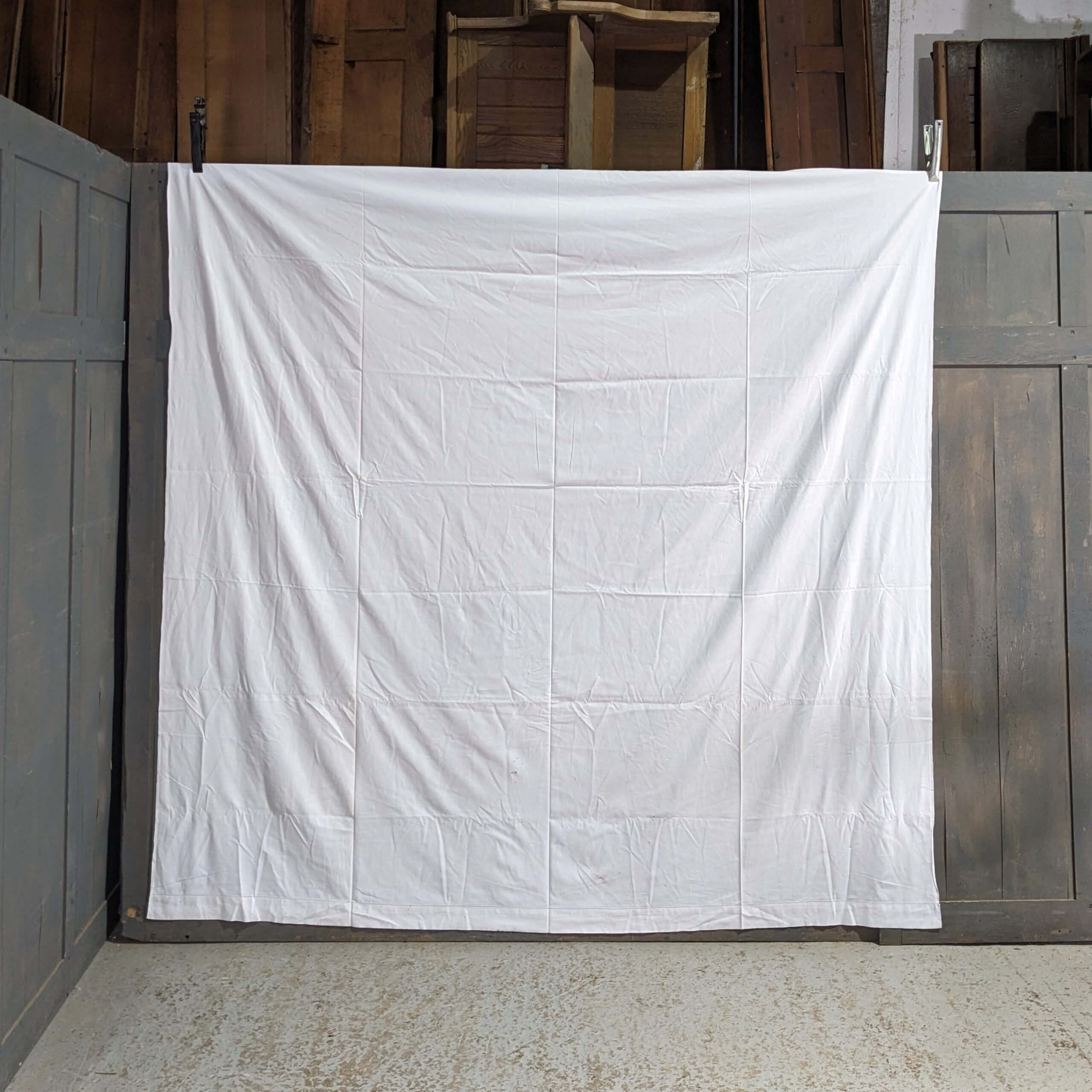 Good Quality Large White Linen Altar Covering (SOLD) - Antique Church ...