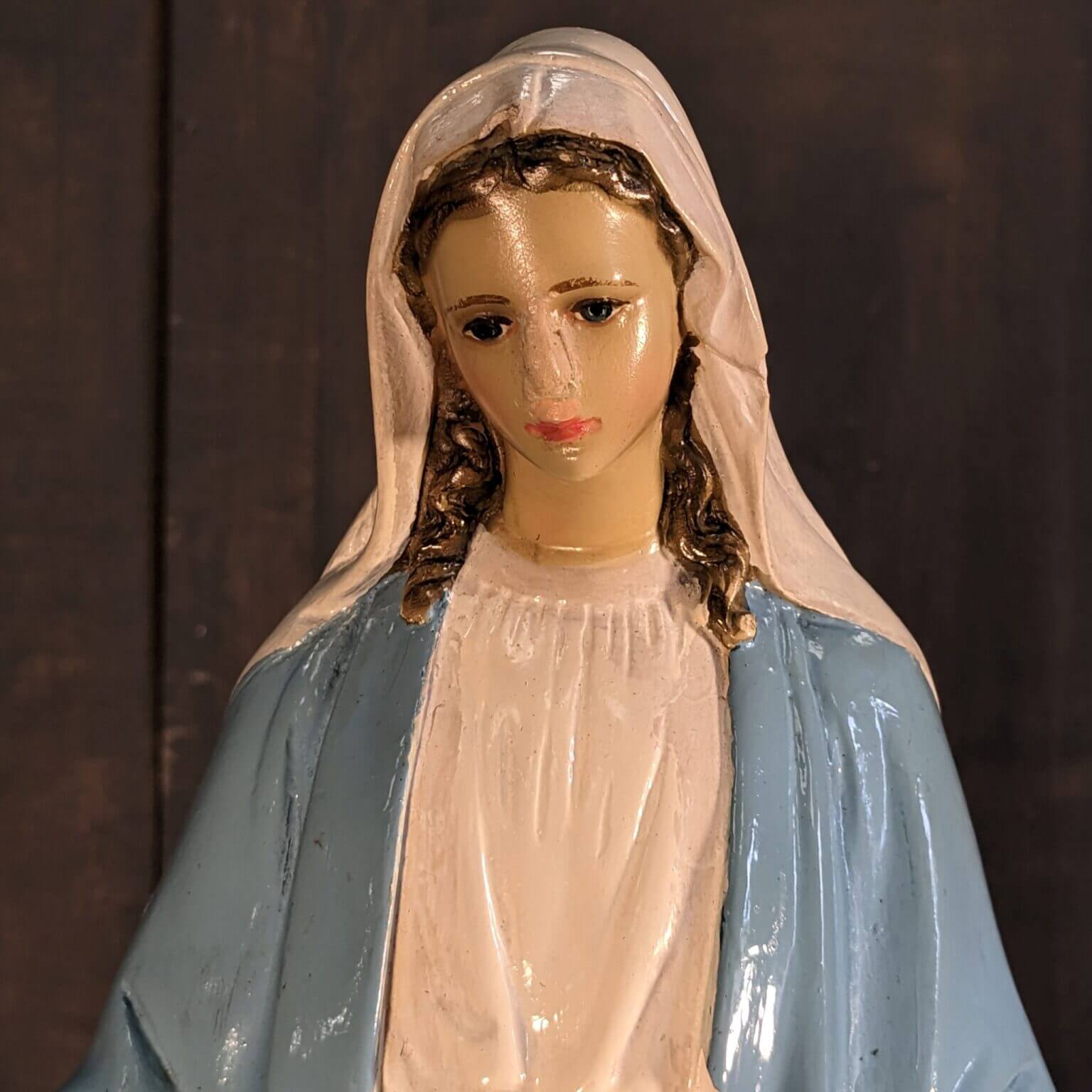 Vintage Religious Statue The Immaculate Conception BVM Our Lady (SOLD ...