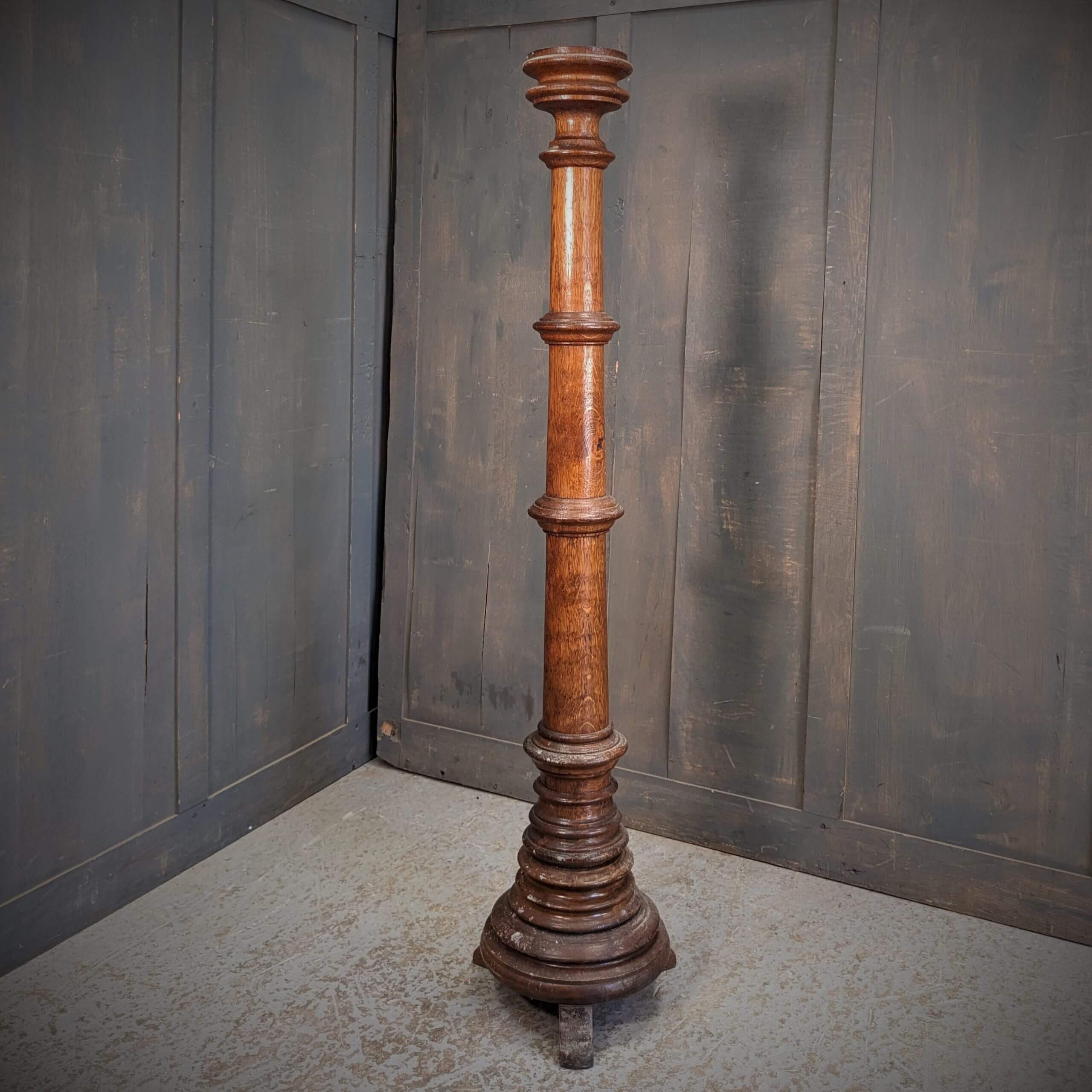 Reclaimed Church Wooden Candle Holder