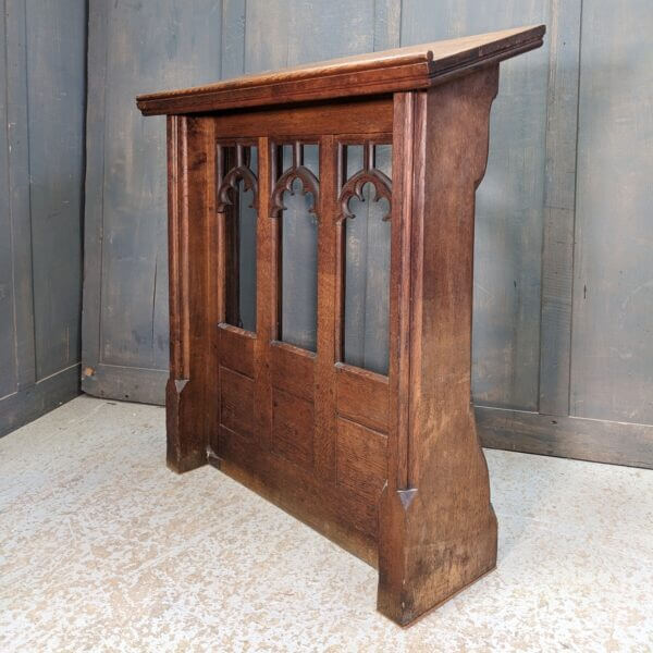 Antique Victorian Oak Gothic Reading Desks Ambos Lecterns Litany Stands