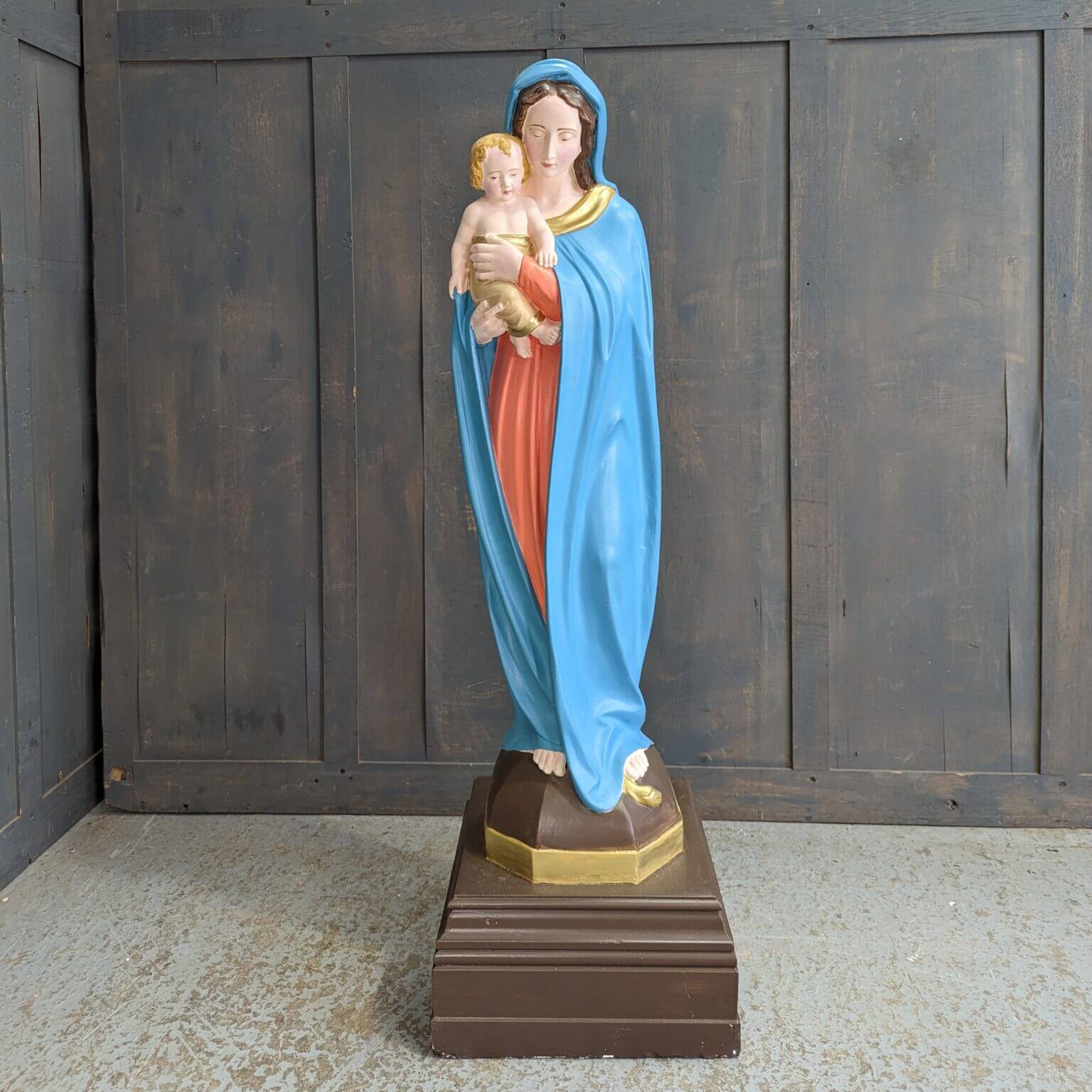 Statues Religious Antique and Old Antique Church Furnishings