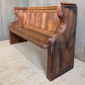 1876 Heavy Oak Church Choir Pews Benches from St Mary's Ely