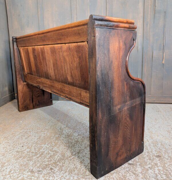 1876 Heavy Oak Church Choir Pews Benches from St Mary's Ely - Image 4