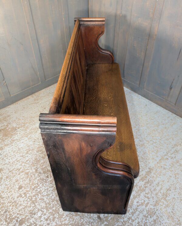 1876 Heavy Oak Church Choir Pews Benches from St Mary's Ely - Image 5