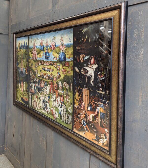 Large Framed Print of The Garden of Earthly Delights by Hieronymous Bosch