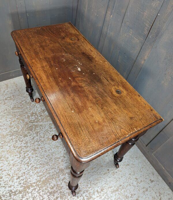 Victorian Two Drawer Occasional Table Desk from a Nun's Bedroom at Deal Convent