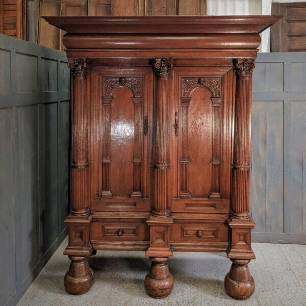 Impressive Late 18th/Early 19th Century Large Antique Oak Dutch Armoire
