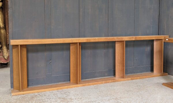 Pair of Mid Century Oak Altar Rails from St Barnabas Norwich SALE PRICE