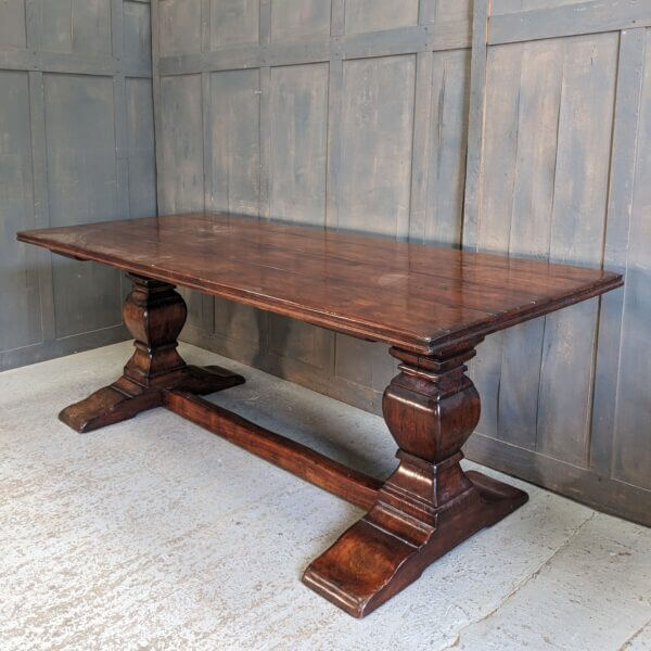 Massively Heavy 18th Century Style Hardwood Refectory Table