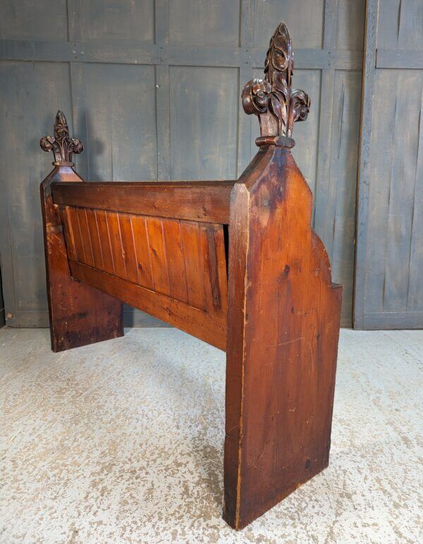 St Faiths Maidstone 1860's Gothic Carved Pine Choir Benches Pews
