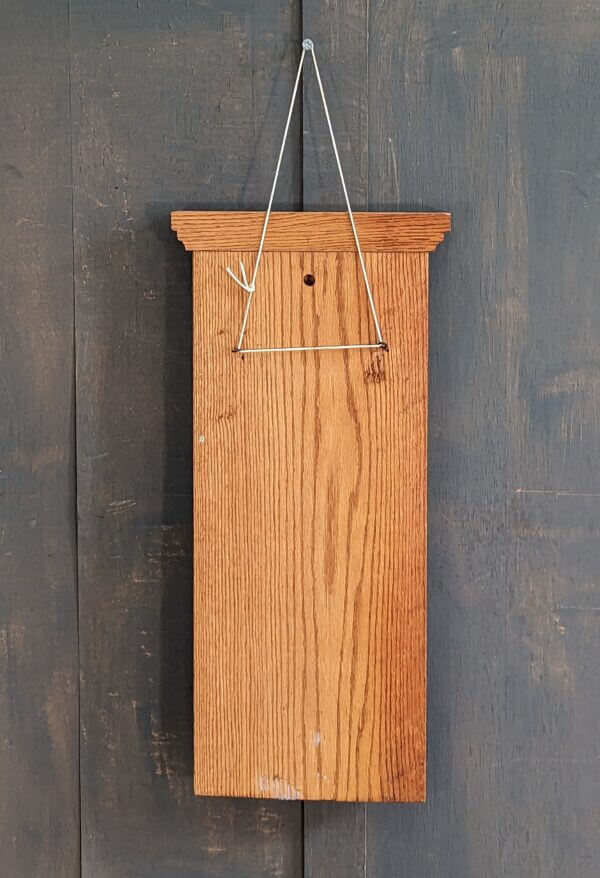 Simple Mid-Century Oak Hymn Board from Deal Convent