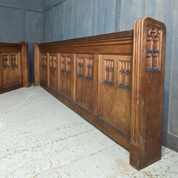 St Mary's Northop Hall Antique Gothic Choir Fronts Panels