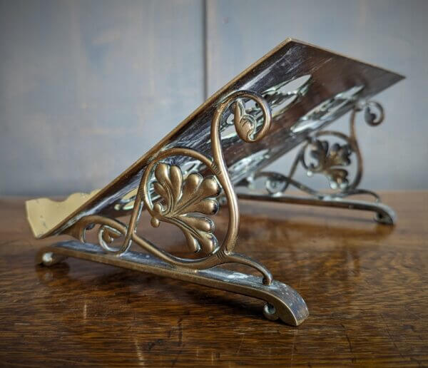 Delicate Victorian Gothic Brass Missal Stand Table Lectern from St Catherine's Maerdy