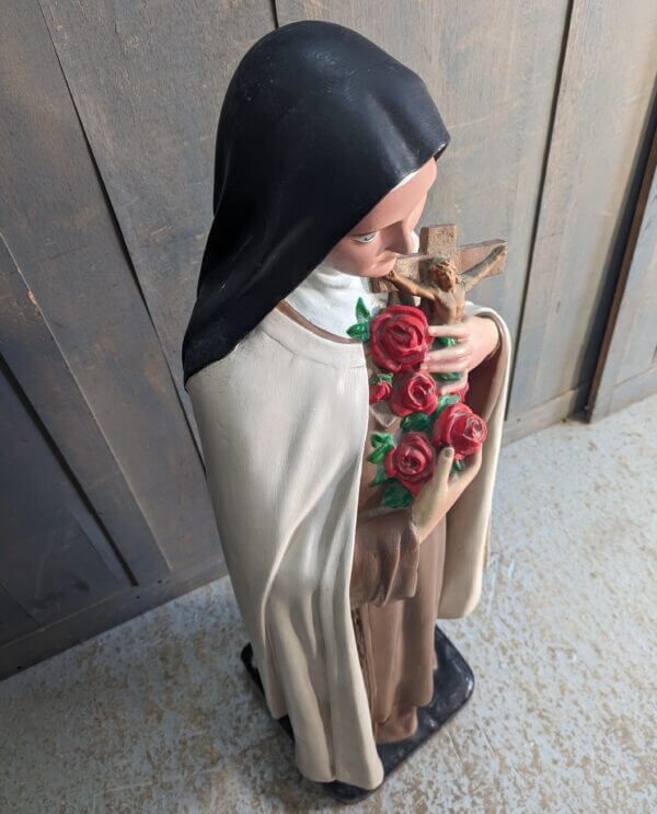 Very Large Religious Statue of St Teresa the Little Flower from Rochdale Convent