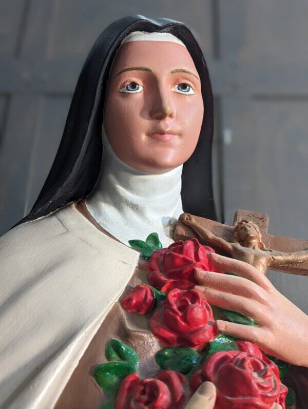 Very Large Religious Statue of St Teresa the Little Flower from Rochdale Convent