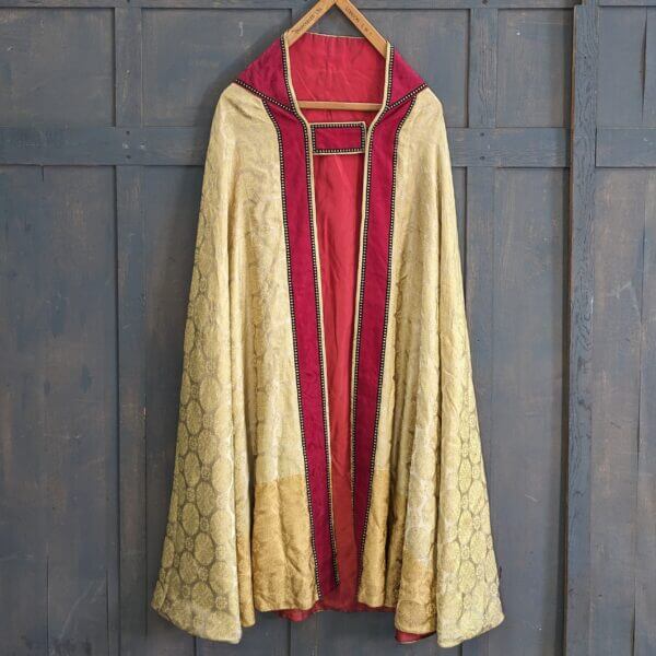 Vintage Downside Abbey Gold & Red Cope