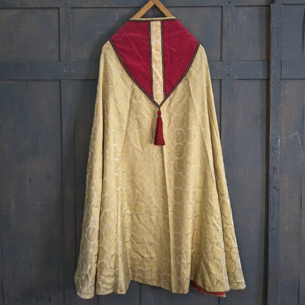 Vintage Downside Abbey Gold & Red Cope