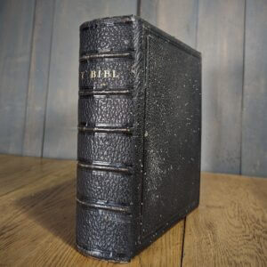 Large Leather Bound 1920's Pulpit Bible from St Catherine's Maerdy