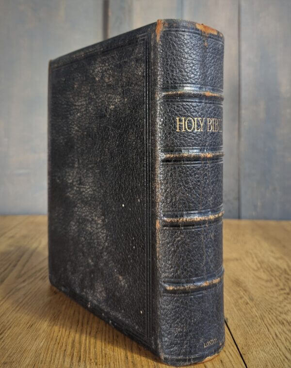 Mid Size Leather Bound Church Lectern Holy Bible by Eyre & Spottiswoode