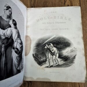 1870's Rev John Brown Lectern Bible without Binding