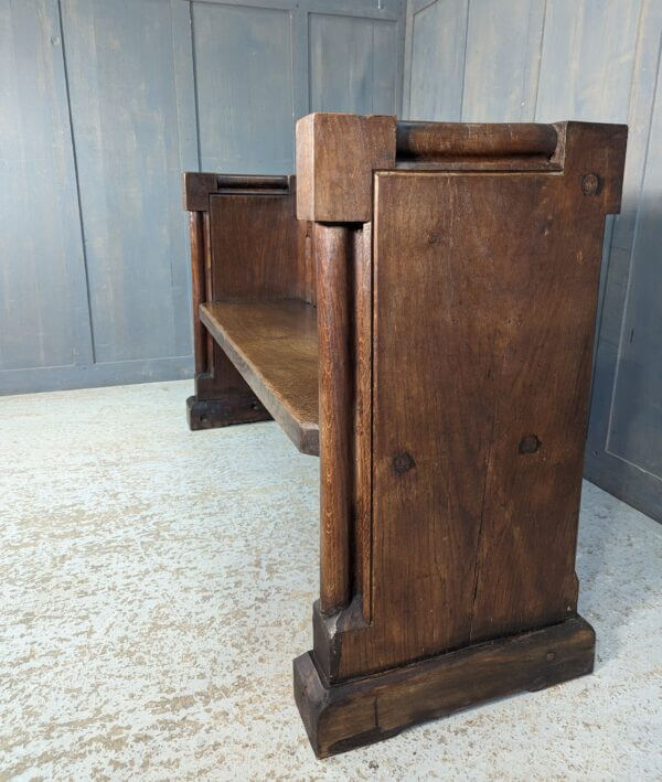 St Andrew Bradfield 'Queen of England' Heavy Victorian Oak Pews Benches