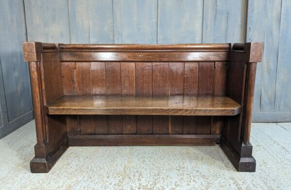 St Andrew Bradfield 'Queen of England' Heavy Victorian Oak Pews Benches
