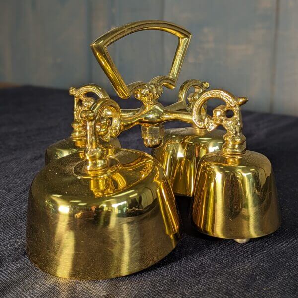 Brass Sanctuary Lamp Highly Polished With Phoenix Chain Holders