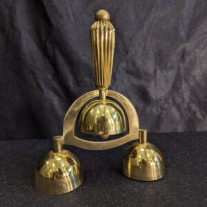 Set of 3 Brass Sanctus Liturgy Bells Chimes with Handle