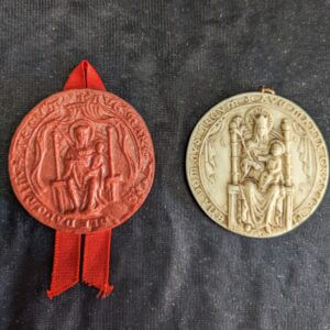 Two Replica Seals of The Blessed Mary of Walsingham
