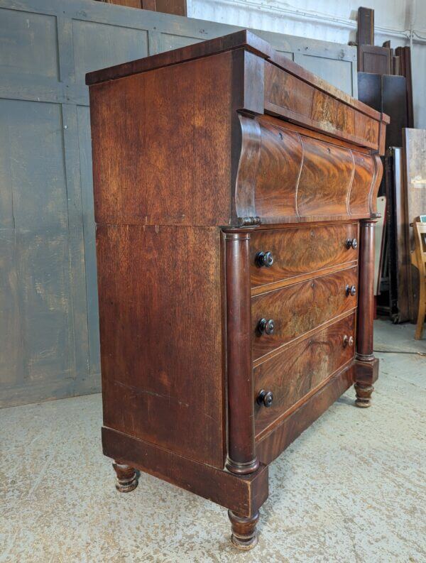 A Fine & Deceptively Large Victorian Mahogany Scottish Chest of Drawers