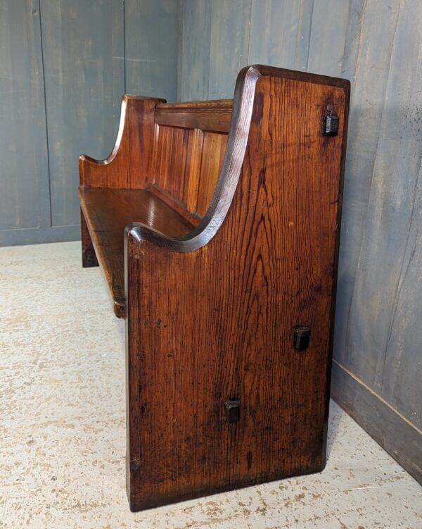 Very Heavy Late 19th Century Pitch Pine Church Chapel Pews from St David’s North Wales