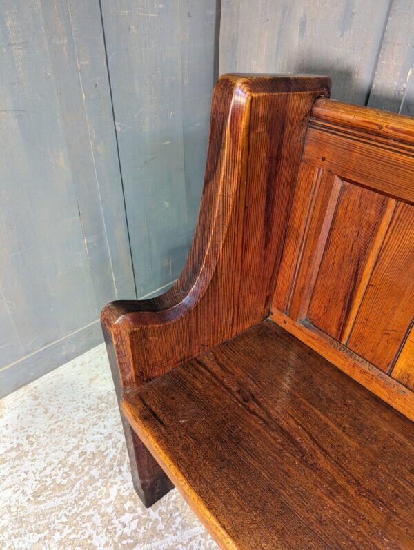 Very Heavy Late 19th Century Pitch Pine Church Chapel Pews from St David’s North Wales