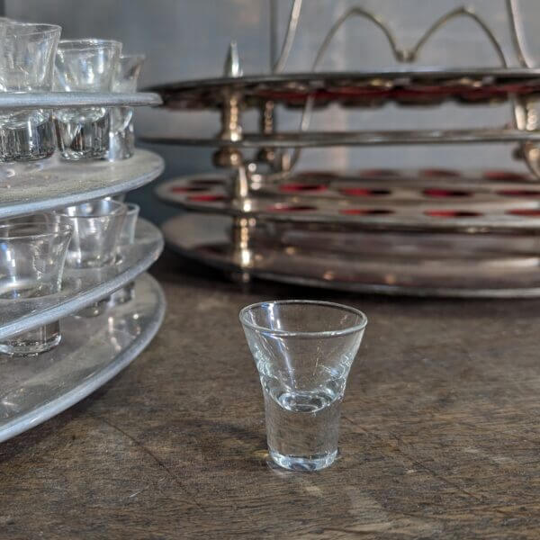 Two Vintage Sets of Communion Glass Holders (One Complete with Two Trays of Glasses)