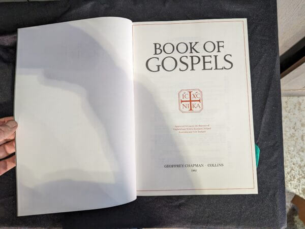 As New Large Book of Gospels - Approved Ritual Book for Catholic Mass in the UK