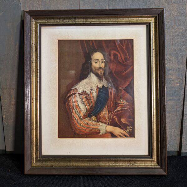 Quality Vintage Print of King Charles I after the Painting by Daniel Mytens