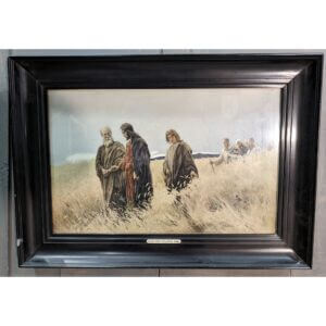 Larger Size Vintage Religious Print 'And They Followed Him' by JR Wehle