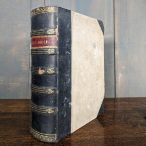 Fantastic 1860 Cassell Extra Large English Bible with 900+ Engravings