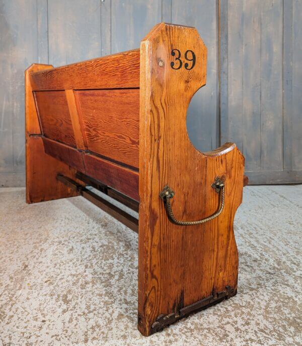 Bespoke Buy Back East End of London Antique Deal Church Benches Pews from Hainult Baptist Church Bargain Clearance