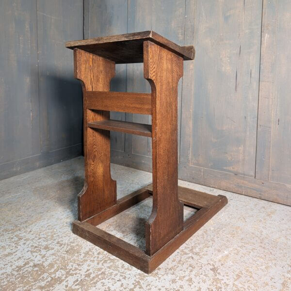 Simple Utility Mid-Century Oak Prayer Desk Prie Dieu from Burwood Methodist Church
