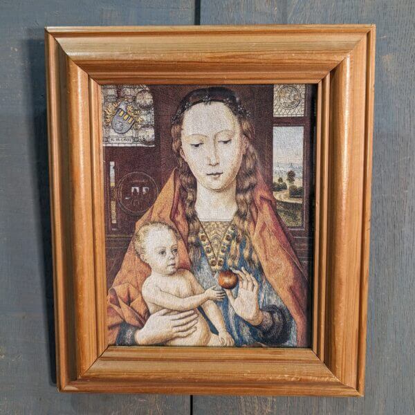 Small Print of Virgin Child after the 15th Century artist Hugo van der Goes