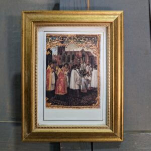 Small Nicely Framed Print of The Miracle of Amsterdam 1345