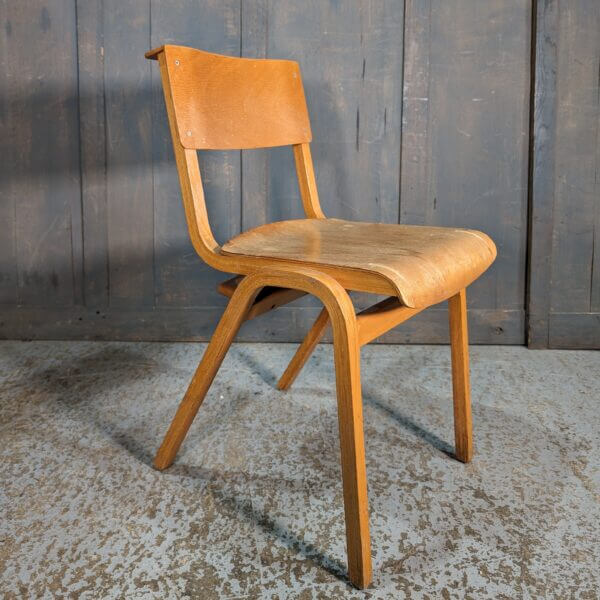 1960's Vintage 'Tecta' Plywood Stacking Chairs